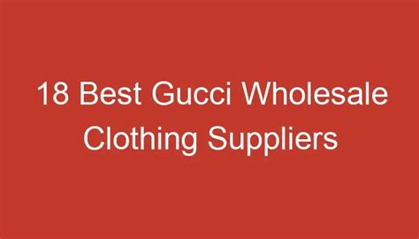 wholesale gucci clothing free shipping|Gucci Wholesale Clothing and Dropshipping .